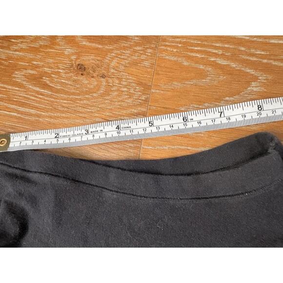 Skims Black Sleeveless Top Soft Cotton Blend Casual Chic Size Regular L - Picture 4 of 8